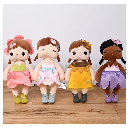 Metoo Doll  plushie kawaii Flower Fairy Angela Plush Toys Pillow Cartoon Decoration Gift For Kids Friends