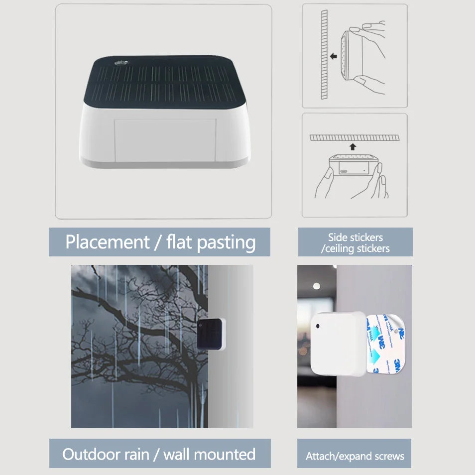 Waterproof Outdoor Brightness Detector With Real Time Luminance Monitoring Solar Light Sensor Tuya Zigbee IP65