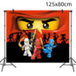 Ninjas Birthday Party Decoration Set Tableware Tablecloth Cup Plate Balloon Cake Topper Candy Boxes Party Favors Supplies Gifts