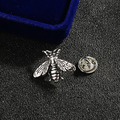 i-Remiel Fashion Retro Creative Bee Brooches Suit Wedding Brides Men's and Women's Shirt Collar Pin Accessories for Women 1 PCS