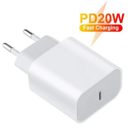 25W PD Fast Charger for Charging USB C Quick Power Adapter Cube iPhone 17 16 15 14 13 Samsung Xiaomi Huawei