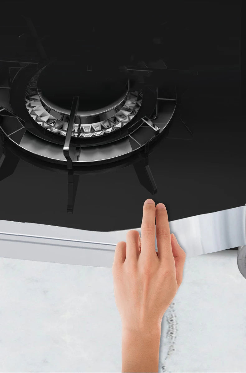 Kitchen Aluminum Foil High-Temperature Tape Cooktop Self-Adhesive Greaseproof Stickers Moisture-Proof Mildew Waterproof Seam Sea