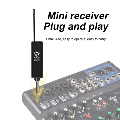 Wireless Microphone G-MARK X120V 2 Channels Handheld Karaoke Mic For Party Meeting Show Home School
