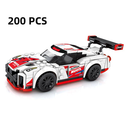 City Speed Racing MOC Car Sports Building Blocks Bricks Classic Rally sport Super Racer Vehicles Christmas gift Technical toys