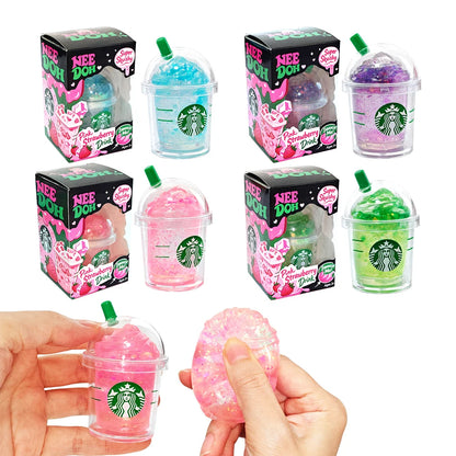 2026 New Schylling NeeDoh Bilnd Box Stress-relief drink cup Sensory Squeeze Toy Stress Relief Snowball For Focus ADHD