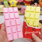 Chocolate Bar Squishy Slow Rising White Chocolate Bar Slow Rebound Squeeze Toy Food Stress Release Hand Relax Gift