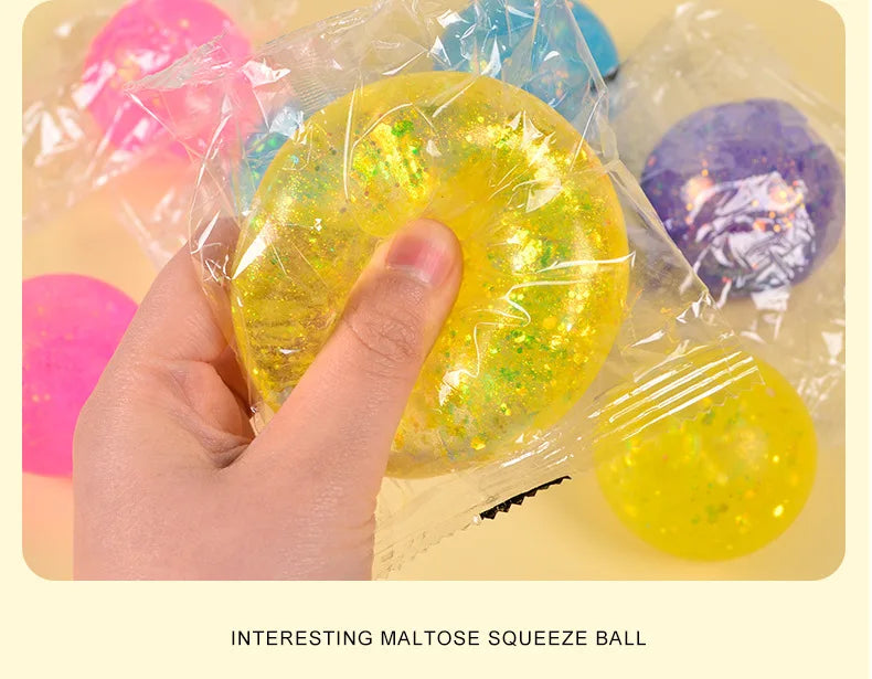 Aurora Maltose Ball Antistress Toy Stress Ball Anti Stress Adult Stress Relief Sensory Toy Restlessness Autism Toy Kids Gifts