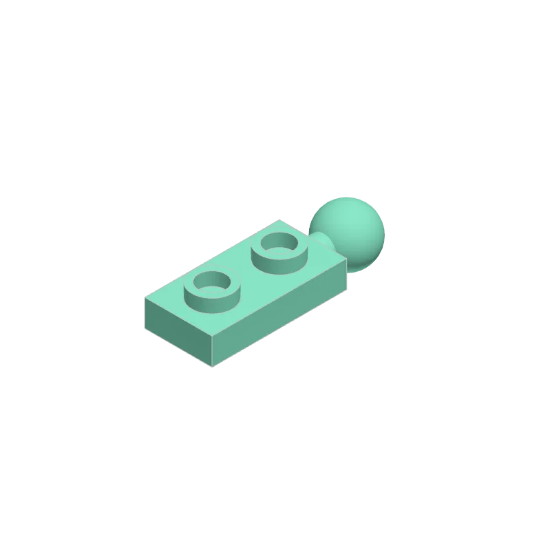 50pcs 22890 Modified 1 x 2 with Tow Ball on End Bricks Collections Bulk Modular GBC Toys For Technical MOC Buildings Blocks