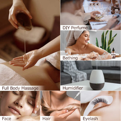 Chocolate essential oil has a sweet and mellow fragrance and is suitable for body massage and hair care.