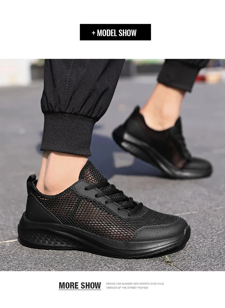 Men Shoes Mesh Breathable New Casual Shoes Men Sneakers Light breathable Walking Tenis Shoes Zapatillas Hombre Size 39-46