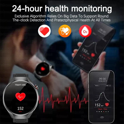 2025 New Watch G5 PlUS Smart Watch Men 1.75"AMOLED Screen GPS Track Compass Heart Rate Bluetooth Call SmartWatch For Android IOS