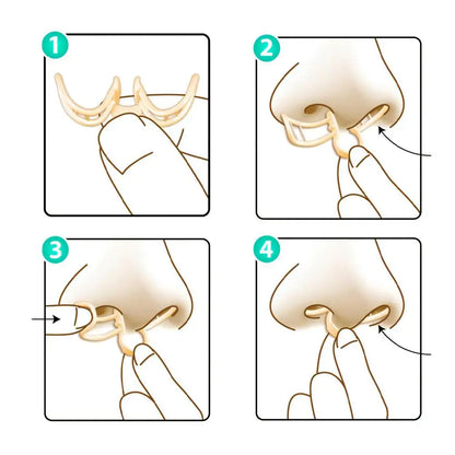 1/2/3box Snore Stopper Nasal Dilator for Snore Reduction Increases Airflow Anti Snoring Devices Silicone Nose Clip Improve Sleep