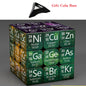 3x3x3 Magic Puzzle Cube Math Chemistry Element Physical Kids Puzzle Cube with Base Magico Cubo Children's Gifts Educational Toys