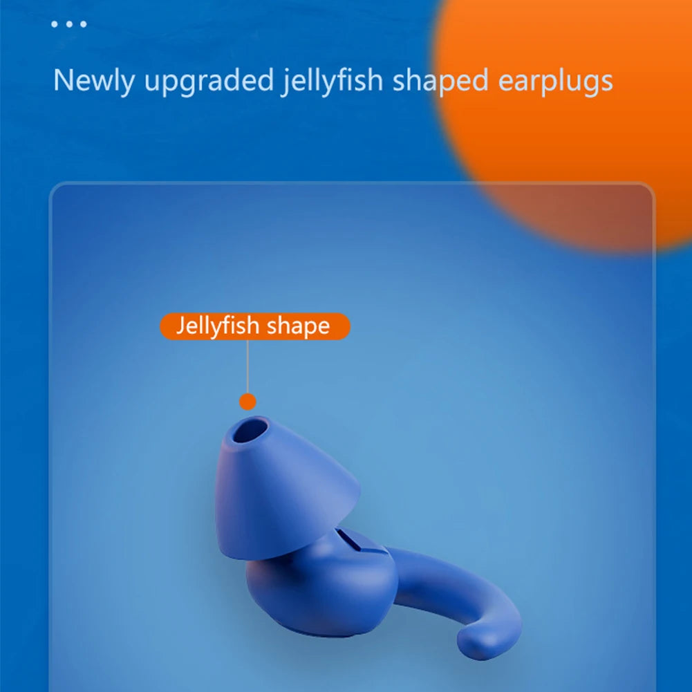 Soft Silicone Sleeping Ear Plugs Sound Insulation Ear Protection Earplugs Anti-Noise Plugs for Travel Silicone Noise Reduction