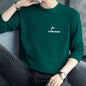 Men's Spring Long-Sleeved T-Shirt round Neck Printed Large Size Trendy Quality Top Casual Fashion Men's Clothing