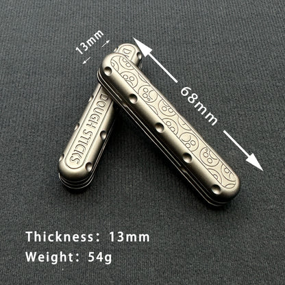 Fidget Slider Push Fried Stick PPB Desk Toy Adult Decompression Metal EDC  Metal ADHD Leisure Tactile CoinsGifts