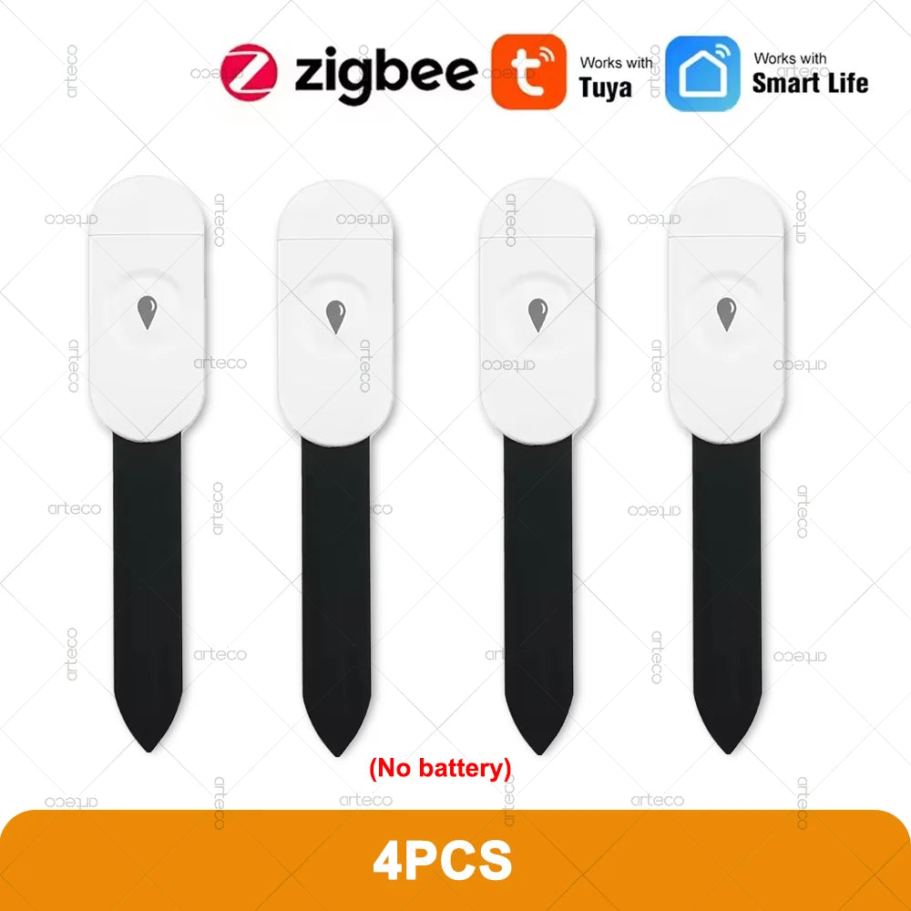Zigbee Soil Tester Moisture Sensor Meter Tuya Temperature Humidity Moisture Detector For Plants Smart Home Automation Irrigation