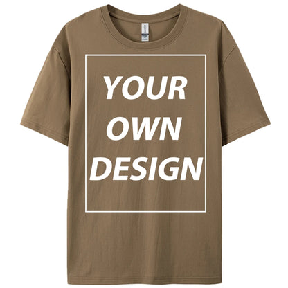 Personalized Custom Print Summer Y2K Team T-Shirt Cotton Casual Loose Short Sleeve Basics Fashion Tee Work Breathable Streetwear
