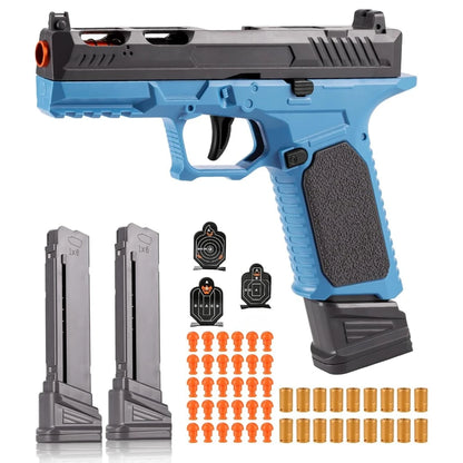 Automatic Shell Bullet Toy Gun, Educational Shooting Game Toy, Very Suitable for Outdoor Multiplayer Cooperative Games