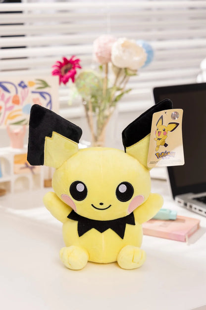 Original Pokemon Newest Plush Yamper Litten Emolga Stuffed Doll Sylveon Vulpix Gengar Plushies Pikachu Xmas Anime Mew Toys Gifts