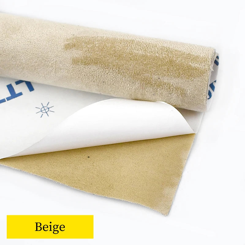 20*30/70cm 0.8mm Thick Suede Fabric Self Adhesive Stretch Cloth for Car Interior Workbench Repair Patch Upholstery Decoration