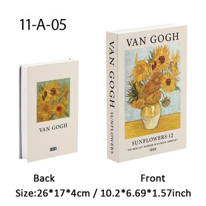 Open Luxury Fake Book Storage Box Home Decor Fashion Paris Decorative Books Interior Decoration Coffee Table Bedroom Ornaments