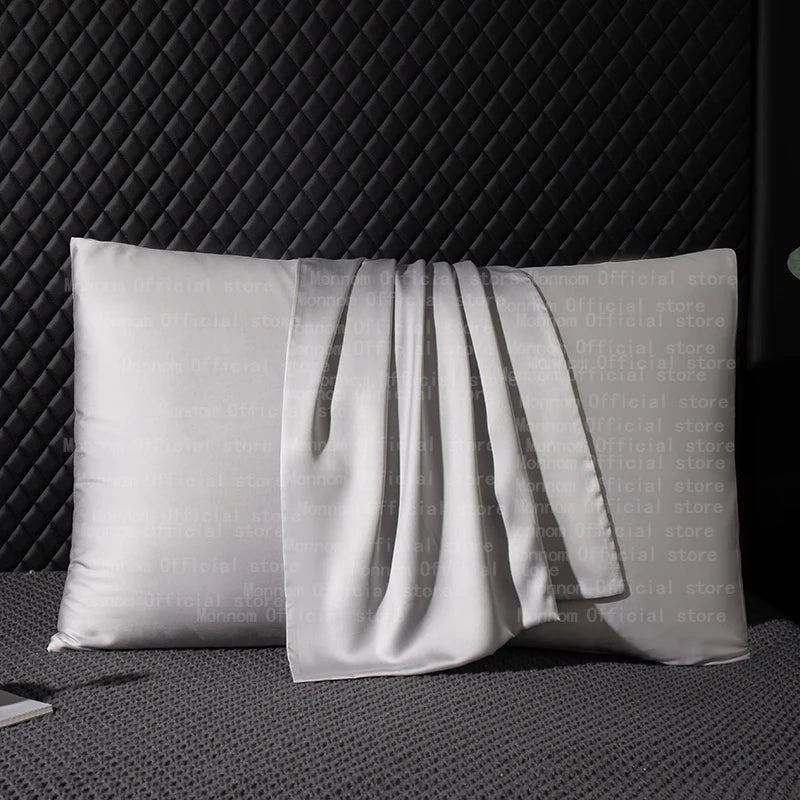 Real Mulberry Silk PillowCase 100% Silk Pillow Case Protect Skin Pillowcase  Bedding Pillow Cases Cover Free Shipping