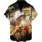 Men's 2026 Casual 3D Shirt with Poker Card Printing Fun Shirt Street Men's Summer Short Sleeved Clothing Men's Outdoor Clothing