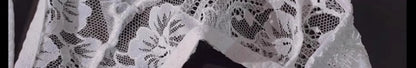 Chic French Ultra-thin Lace Lingerie Set, Large Breasts See-through Underwire Bra,small Bust Lift Elegant Soft Feminine Set S-xl