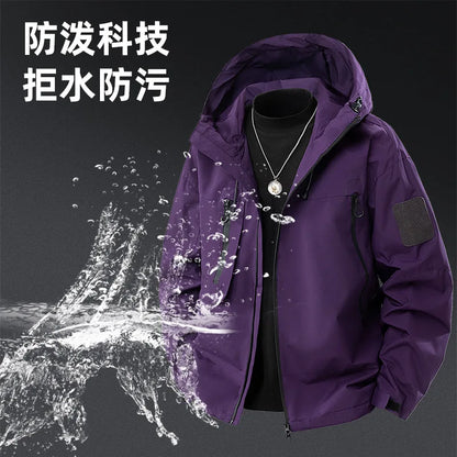 Men autumn and winter cotton jacket, warm and comfortable padded thick down jacket 2023 New double-sided cotton jacket M-5XL
