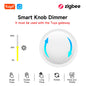 Tuya Knob Switch Wireless for Light Curtain Fan Tuya Smart Knob ZigBee Tuya Light Dimming Switch Smart Home App Control