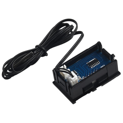 1*Digital Thermometer With Probe LED -50~110°C DC 5-12V Car Temperature Panel Meter Gauge  Instrument Parts & Accessories