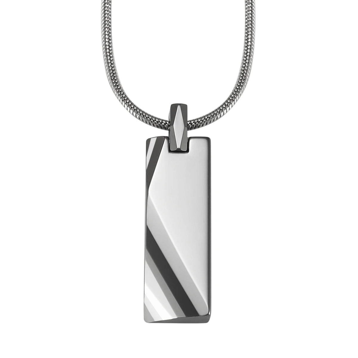 Tungsten Carbide Pendants Men Customized Personalized Anti-scratch High Polished Waterproof Necklace Jewelry Custom Name Logo