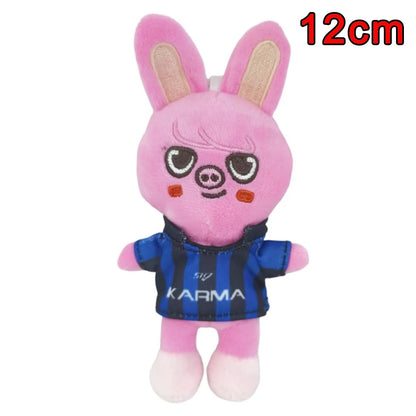 *SKZOO Kpop Plush Toys,Wolf Bear Foxes Duck Cartoon Cute Plush Animal Backpack Dolls, Large Messenger Bag, Throw Pillow, Gift