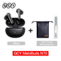 QCY MeloBuds N70 Adaptacyjne ANC Bezprzewodowe słuchawki douszne Bluetooth 6.0 LDAC Hi-Res Audio 6 mikrofonów Ładowanie bezprzewodowe Słuchawki 50 godzin IPX5