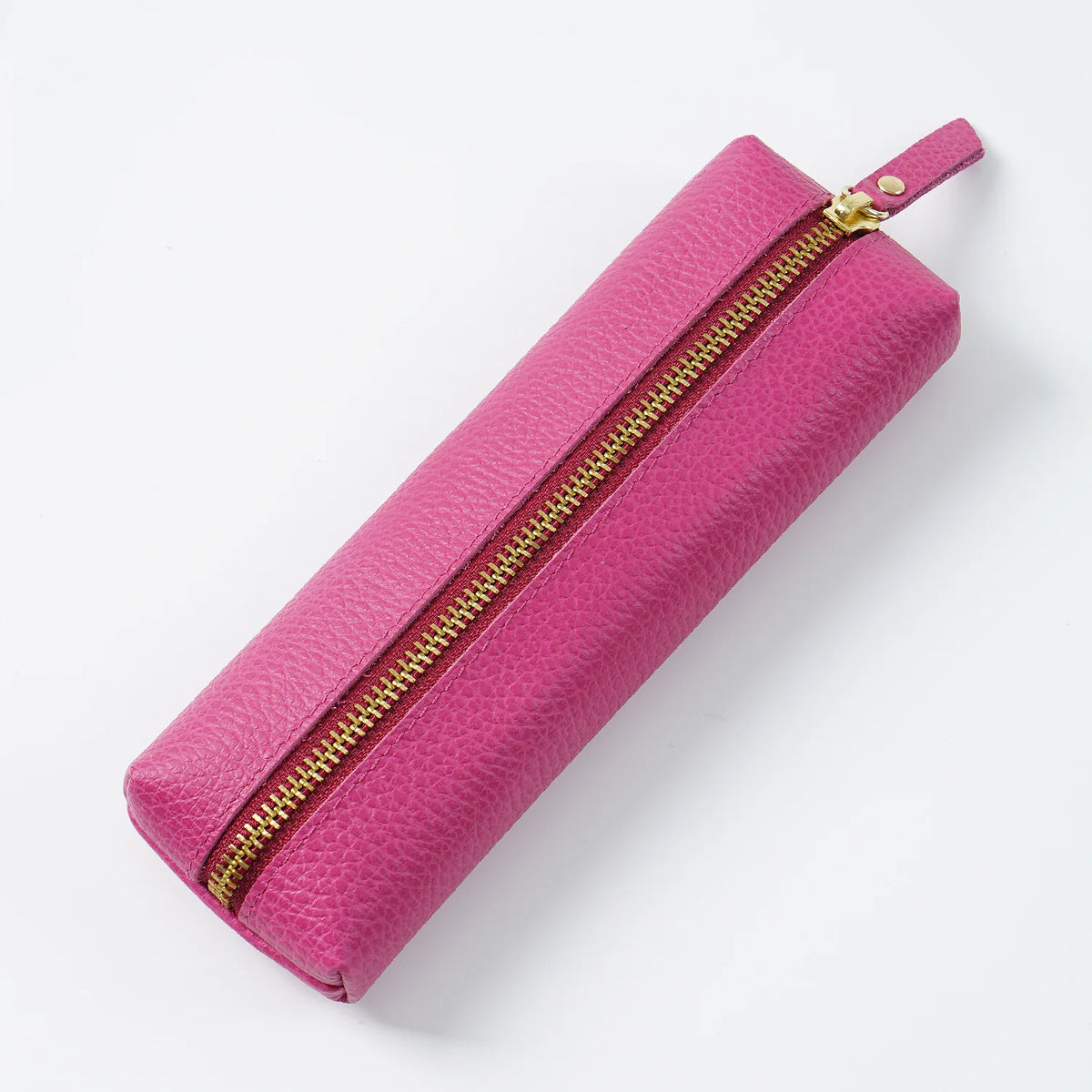 Custom Name Cow Leather Pencil Case Luxury Zipper Business Office Storage Bag Student Pen Bag Personalized Cosmetic Bags Gift
