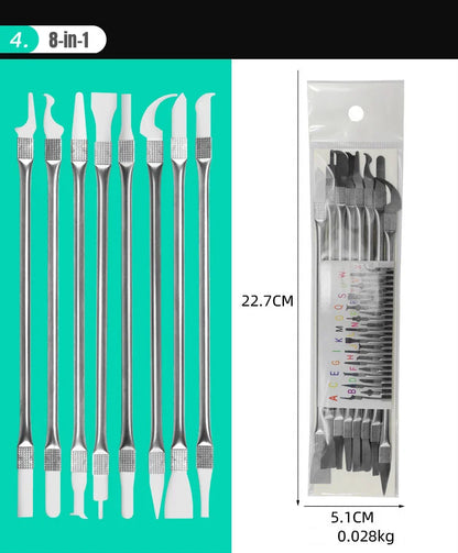 IC Chip Repair Thin Blade CPU NAND Remover BGA Maintenance Knife Remove Glue Disassemble Phone Tablet PC Knife Tools Kit