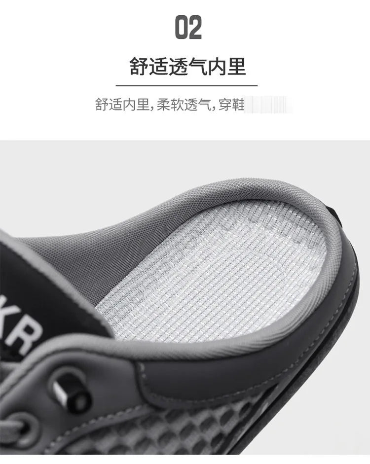 Brand protection  new men's lightweight non-slip breathable wear-resistant running sports fashion versatile casual shoes