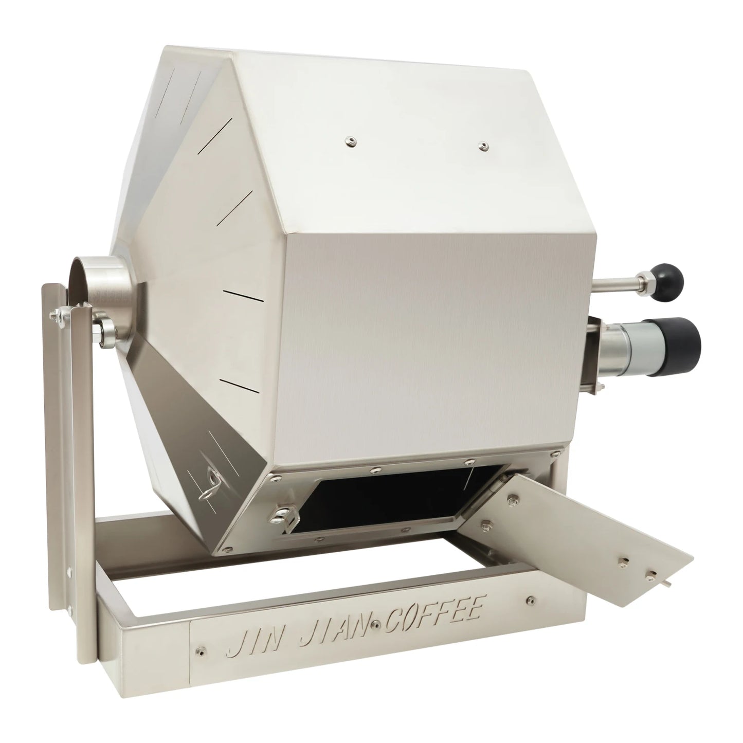 3.83gal Electric Coffee Bean Roaster with Speed Controller Gas Direct Fire Coffee Roaster Machine Stainless Steel Peanut Roaster