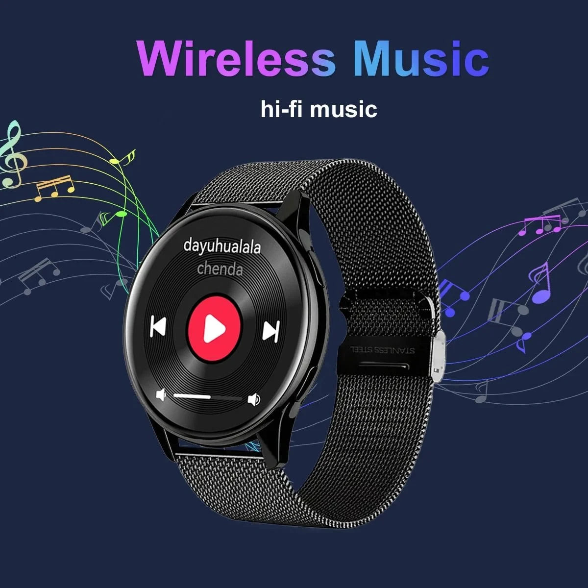 Smart Watch HD Touch Screen Heart Rate Sleep BP Health Monitoring For Android&IOS Phone BT Call Sport Smartwatch For Men Women