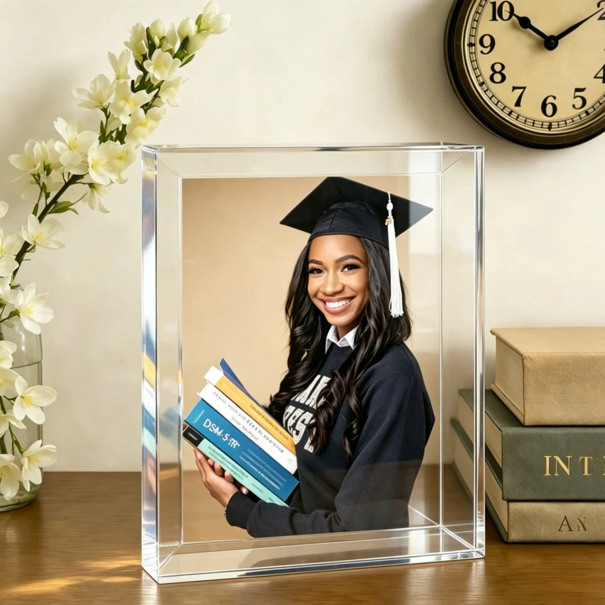 A High-Quality, Custom Acrylic Photo Frame—a Perfect Anniversary Gift for Your Girlfriend.