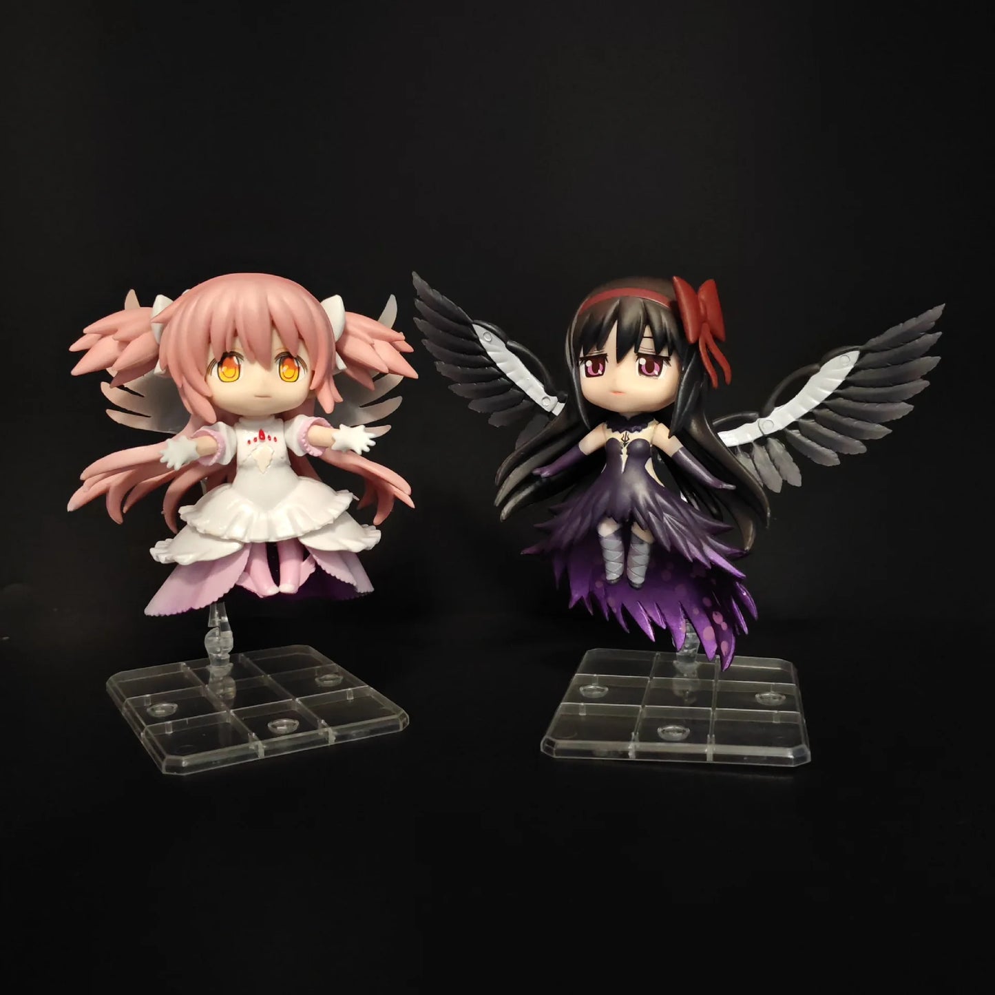 Chibi Puella Magi Madoka Magica Anime Figure Kaname Madoka Akemi Homura Pvc Model Collectible Desktop Decoration For Anime Fans