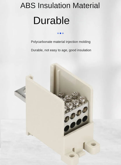 Breaker Junction Box 1 IN Mehrere-OUT FJ6G-63 Luft Schalter Terminal Block DZ47 Branch Terminal Universal Wire Connectors 4-16mm