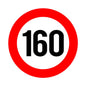 A0202# Speed Limit (110/120/150/160/200/300 km), Ø 16 cm Self-adhesive Decal Car Sticker Waterproof Auto Decors