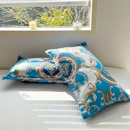 2pcs Soft & Breathable Pillowcases - Stain Resistant, Envelope Closure, Machine Washable - Perfect for All Seasons