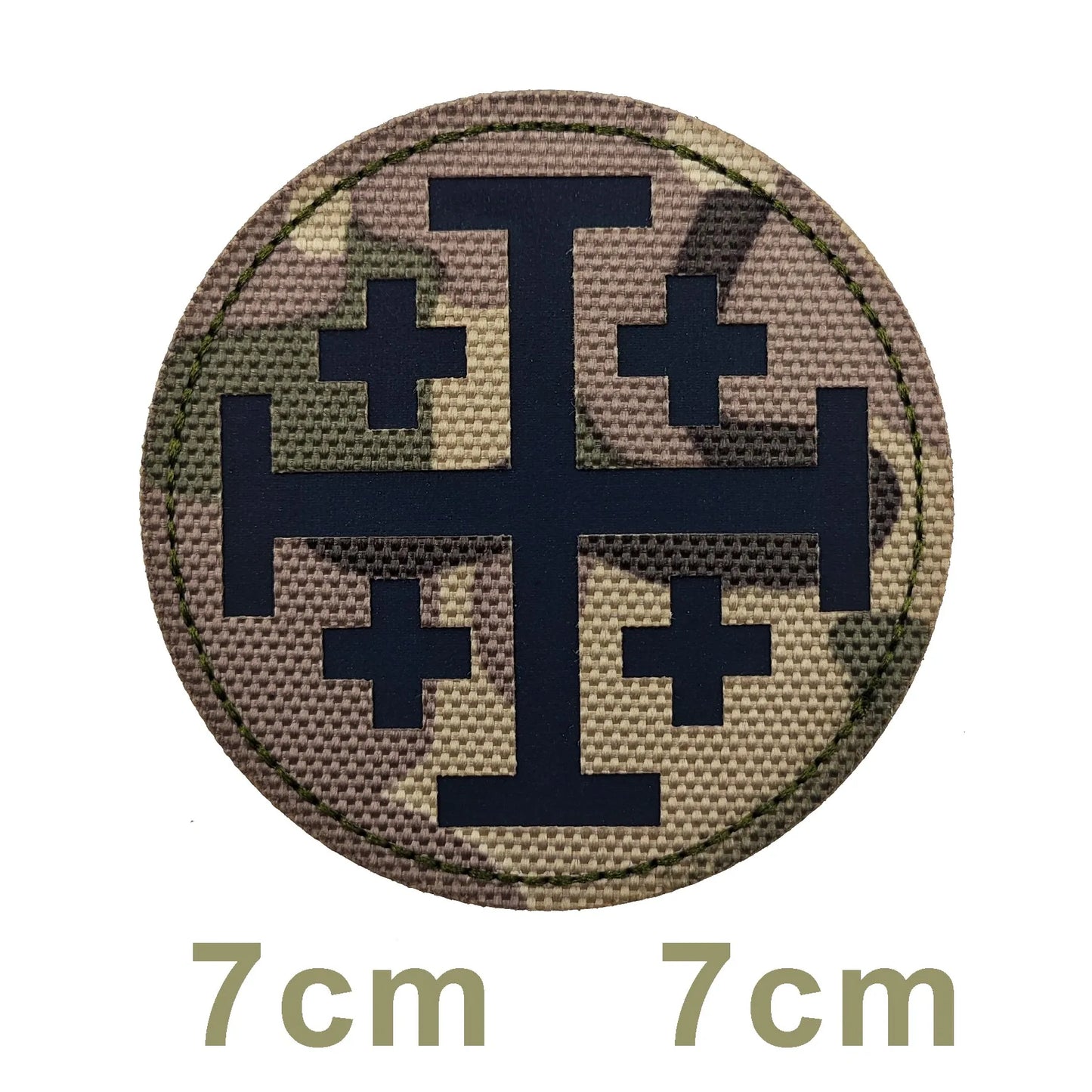 Cross Skull Finger Skeleton Tactical Clothes Vest Backpack Templar Knight Ride Bounty of Hunter Ranger Tags Magic Patch
