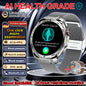 Smartwatch ECG High-End dla mężczyzn Ciśnienie krwi Lipidy Tlen we krwi Analiza ciała Kwas moczowy Monitor Zdrowia Smartwatch dla mężczyzn i kobiet