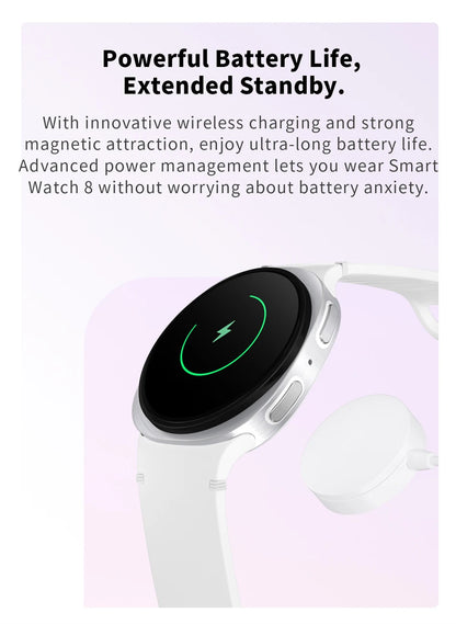 Smart Watch GPS Track Smart Watches For Men Women Sport Heart Rate Bluetooth Call NFC IP68 Waterproof Compass Smartwatch 8 Mini
