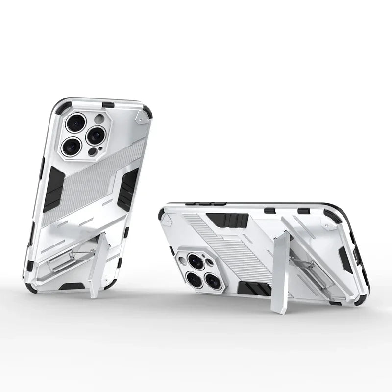Armor Shockproof Protective Magnetic Holder Case For iPhone 17 Pro Max 16 15 14 12 13 11 Pro Max Plus 17Air 13 12 Mini Cover
