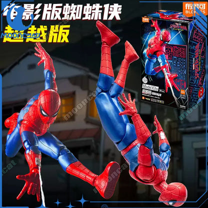 In Stock Blokees Spider Man Assembly Model Kit Brand New Day Spiderman Action Figure Peter Parker Abs Champion Class Toy Gifts